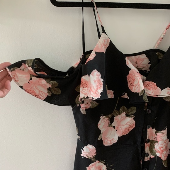 Midi length floral print dress - Picture 4 of 5